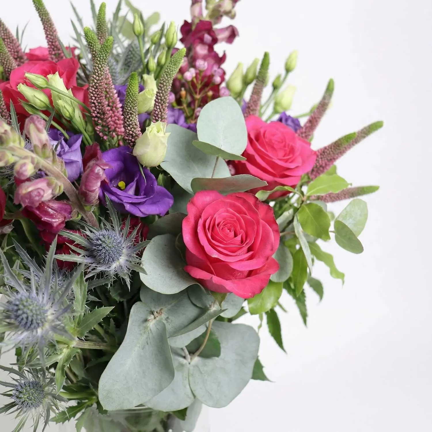 The Hot Pink Rose Bouquet - Image 3