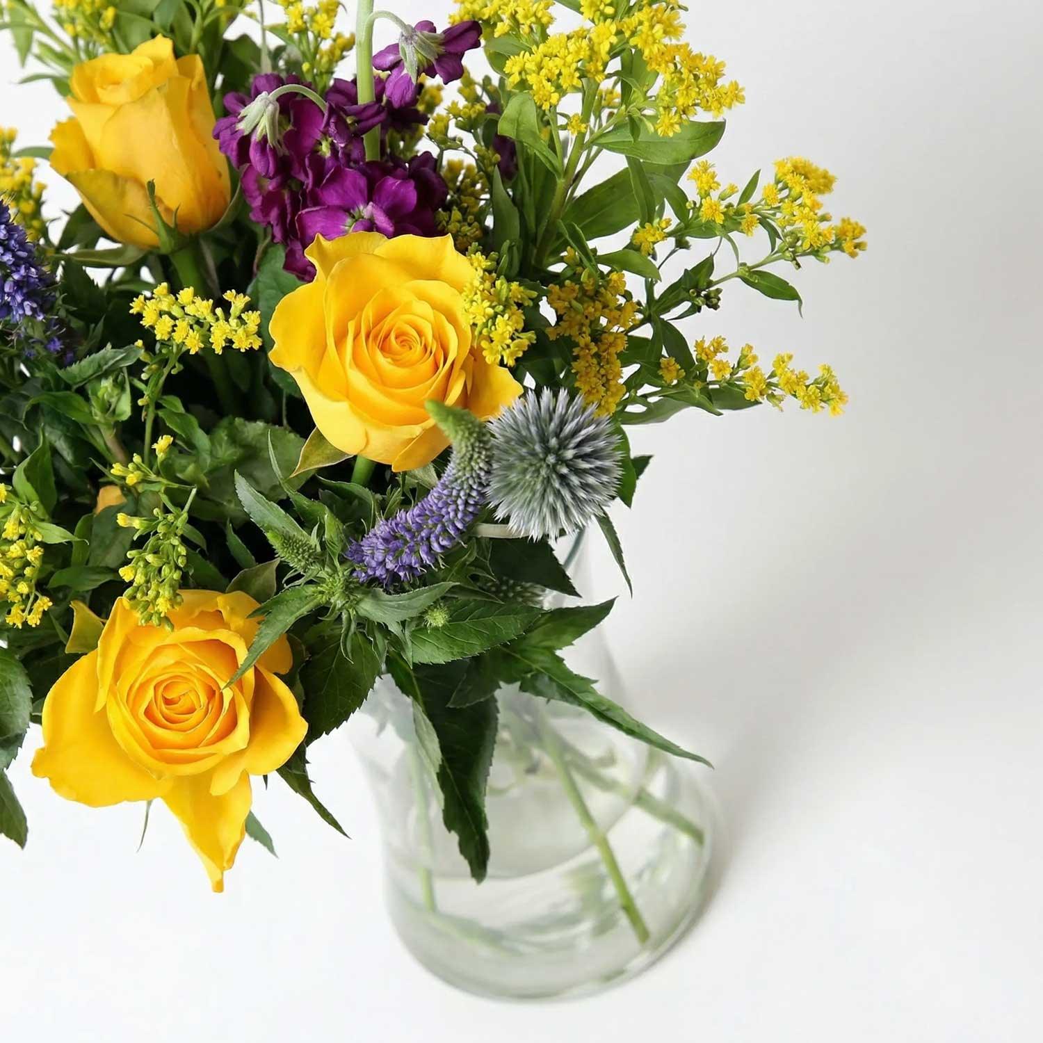 Yellow Rose Letterbox Flowers - Image 3